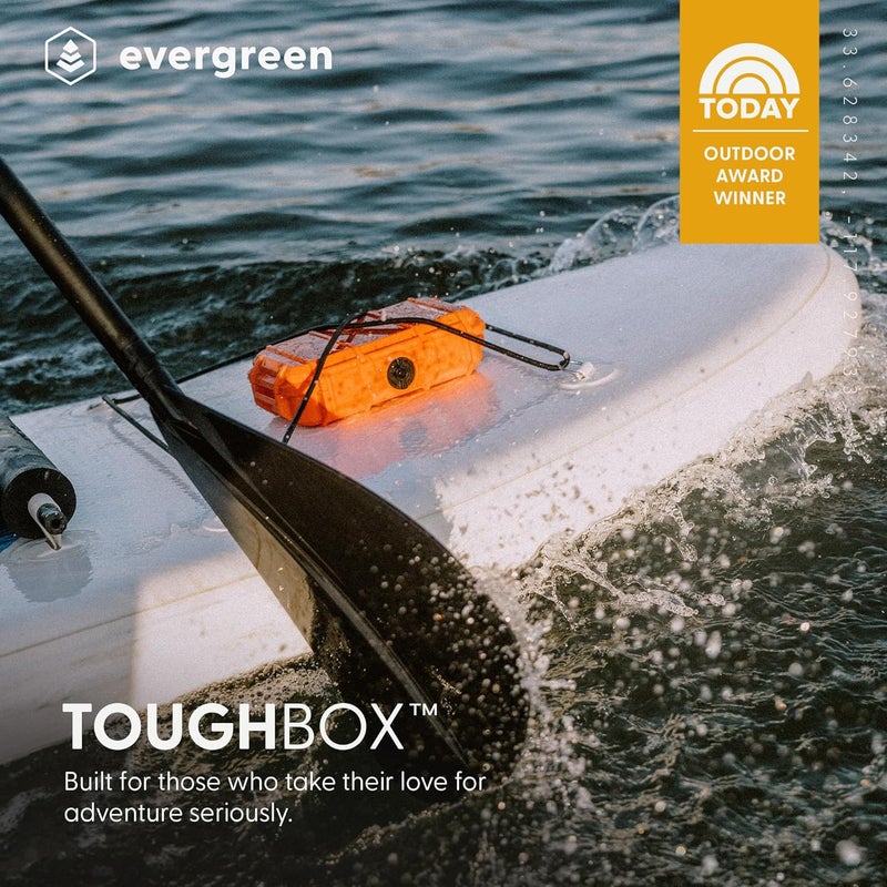 EVERGREEN 56 Clear Waterproof Dry Box Protective Case Colored Rubber Insert - Travel Safe/MilSpec/USA Made - Tackle Organization of Cameras, Phones, Camping, Fishing, Travel, Water Sports (Red) - Image 3